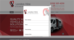 Desktop Screenshot of londonhireltd.com